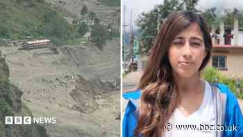 Once a village, now barren land - BBC in valley devastated by floods