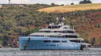 Billionaire ex-Tottenham Hotspur owner Joe Lewis accused of 'blocking' picturesque sea view off Devon coast with his £250million 322-foot superyacht