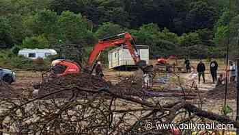 Travellers defy council to bulldoze greenbelt land with '20 lorries' and set up yet another illegal camp site over Bank Holiday weekend