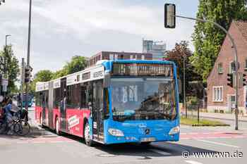 Neue Busspur auf der Weseler Straße