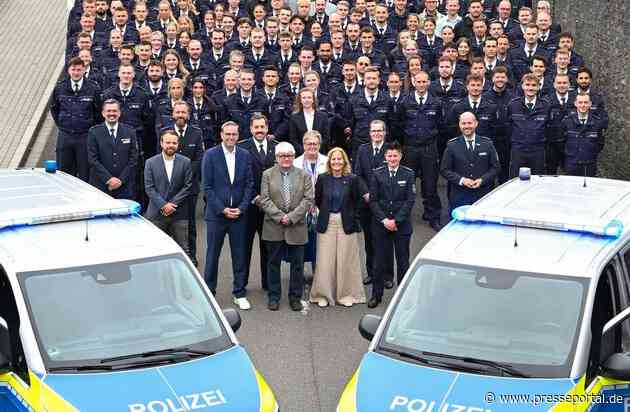 POL-BO: Bereit für den Einsatz: Polizeipräsidentin begrüßt 146 neue Kolleginnen und Kollegen