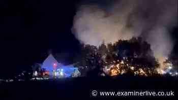 Malton farm fire after lightning reportedly sparked huge blaze
