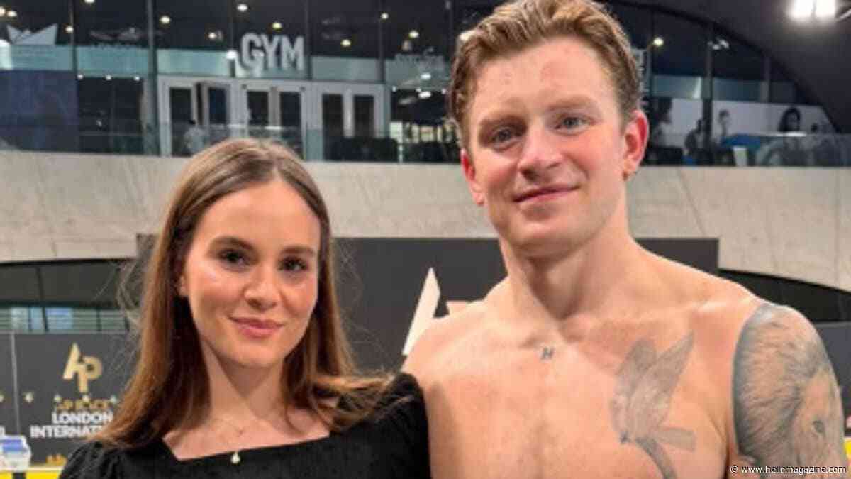 Pregnant Holly Ramsay exposes bare baby bump as she teases US move with husband Adam Peaty