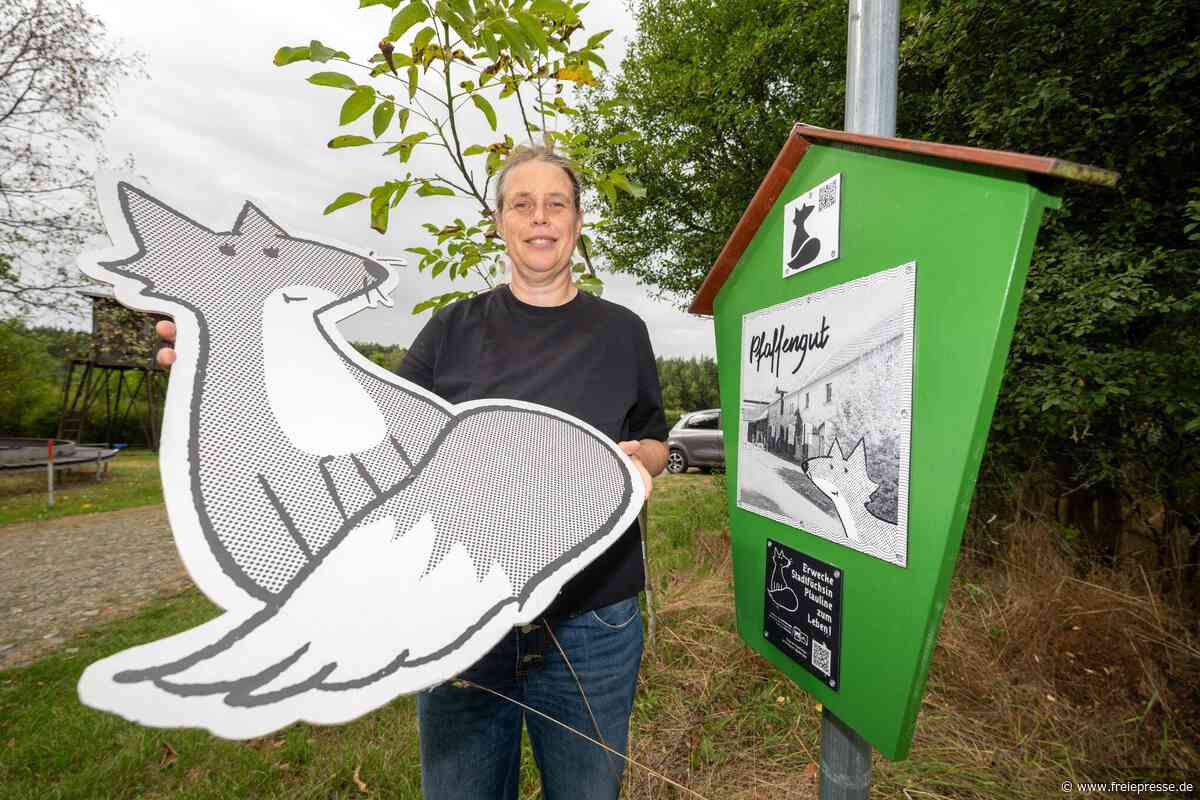 Wildtierpfad mit Comic-Füchsin am Plauener Pfaffengut: Spenden sind erbeten