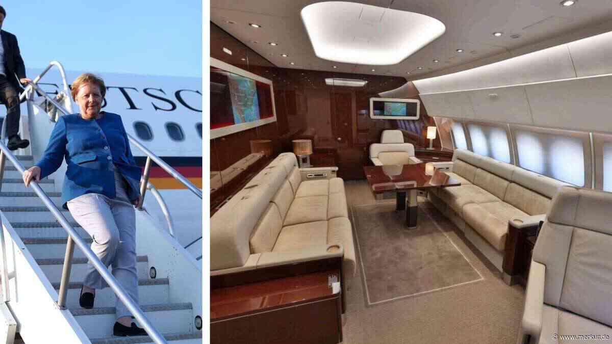 „Merkels Wohnzimmer“: Regierungsflieger steht zum Verkauf – Bilder zeigen erstmals VIP-Bereich