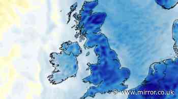 UK weather maps show 1C chill with every single county to plunge lower than 10C