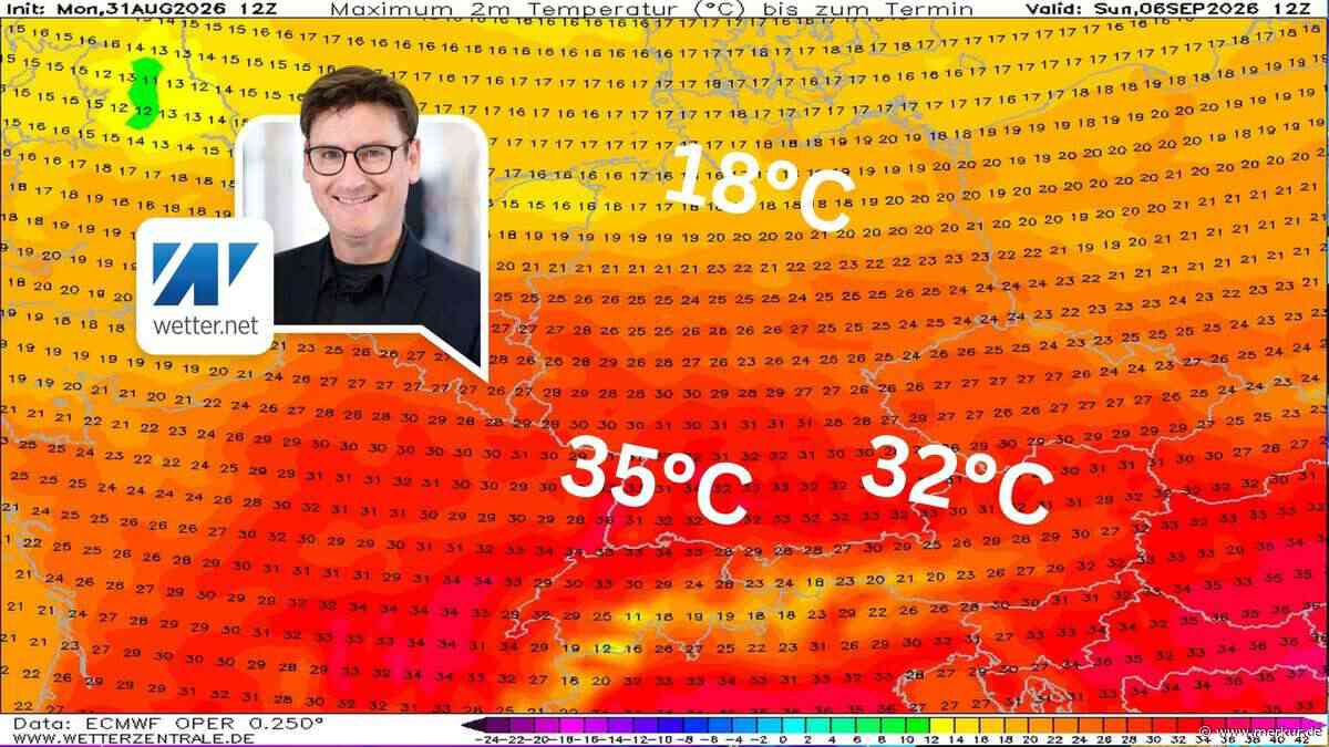 Hitze kehrt tatsächlich zurück: Süden Deutschlands schwitzt erneut bei bis zu 35 Grad