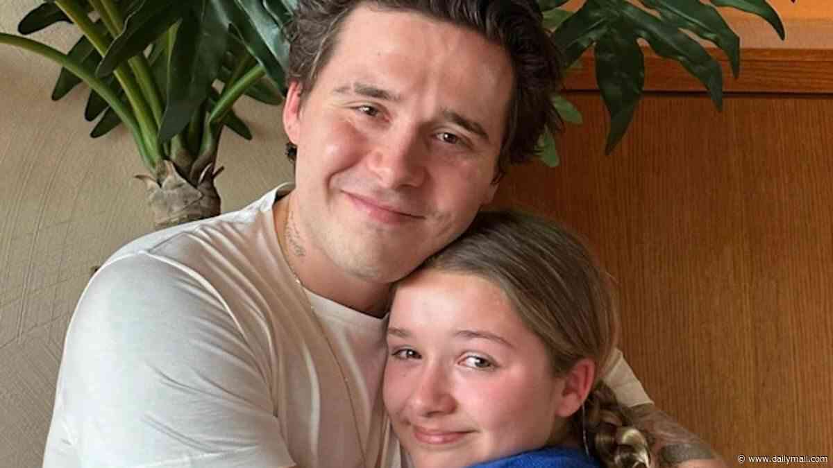 Harper Beckham, 15, pens a sweet message to 'role model' Romeo and says 'I'll forever look up to you' after being cut out of Brooklyn's life