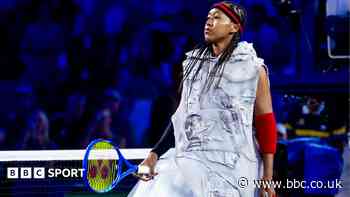 A newspaper gown and an NBA tribute - Osaka's US Open fashion statement