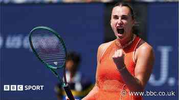 Sabalenka blocks out noise to start US Open 'three-peat' bid with victory