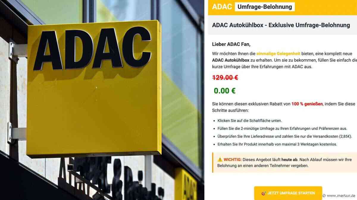 Vorsicht vor ADAC-Umfrage an „Fans“: Belohnung lockt in die Falle