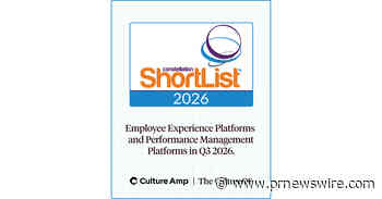 Culture Amp Named to Constellation ShortList™ for Employee Experience &amp; Performance Management
