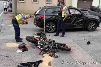 Frankenberg: 17-jähriger Motorradfahrer schwer verletzt