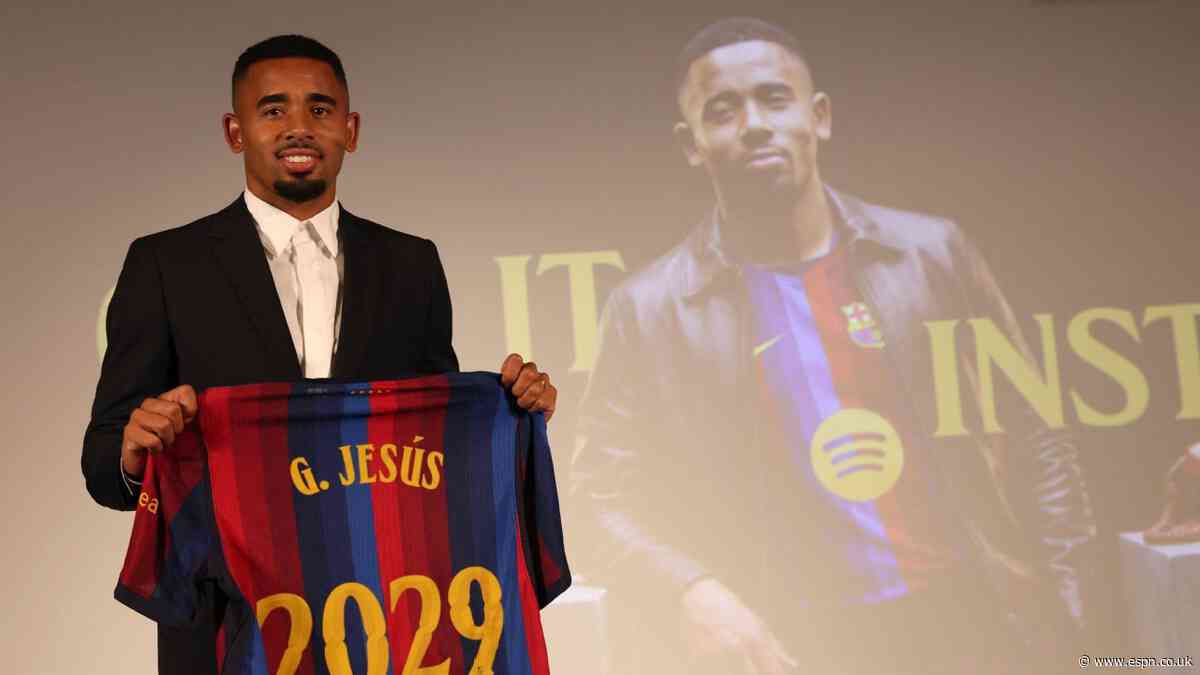 Jesus took pay cut for 'dream' Barça transfer