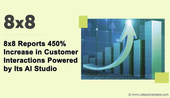 8×8 Reports 450% Surge in AI Studio Use