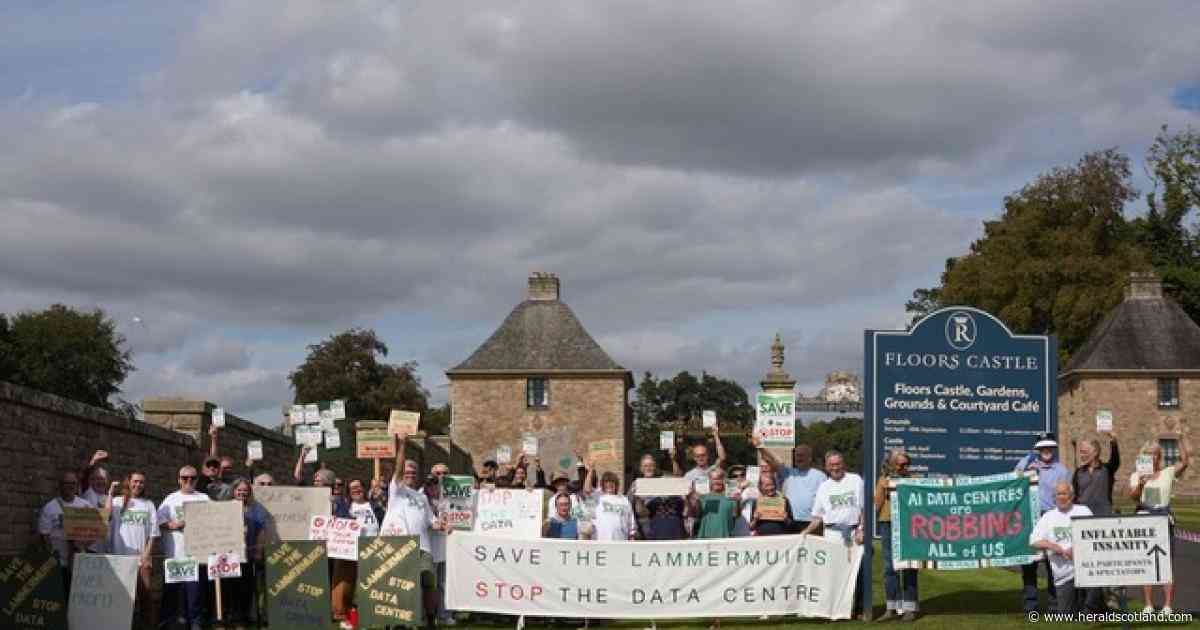 Protest over AI data centre taken to Duke's doorstep