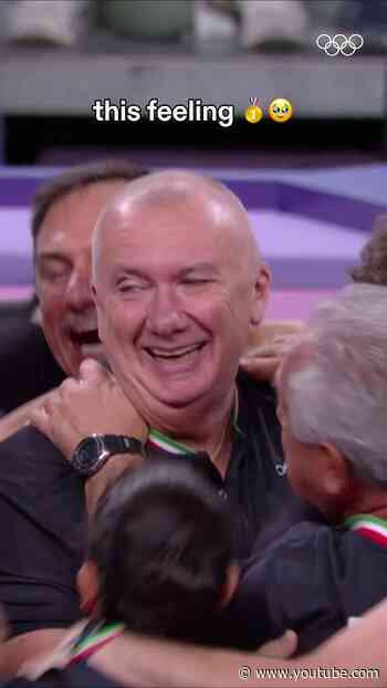 The moment you become an Olympic champion and get to share it with your favourite people. 🫂