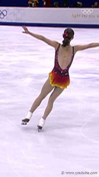 She's beauty. She's grace. Her name is Sasha Cohen. 😍 #FigureSkating #SaltLake2002