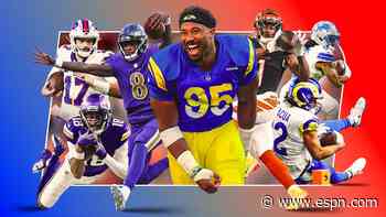 Ranking the NFL's top 100 players for this season, from Myles Garrett to ...