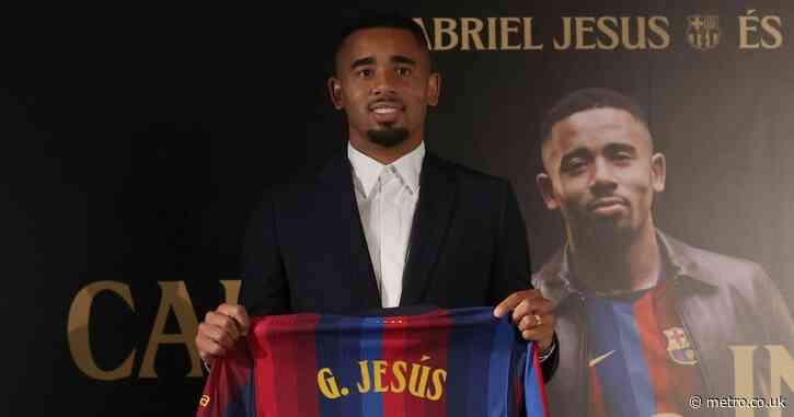 Gabriel Jesus explains why he’s taken pay cut to leave Arsenal for Barcelona