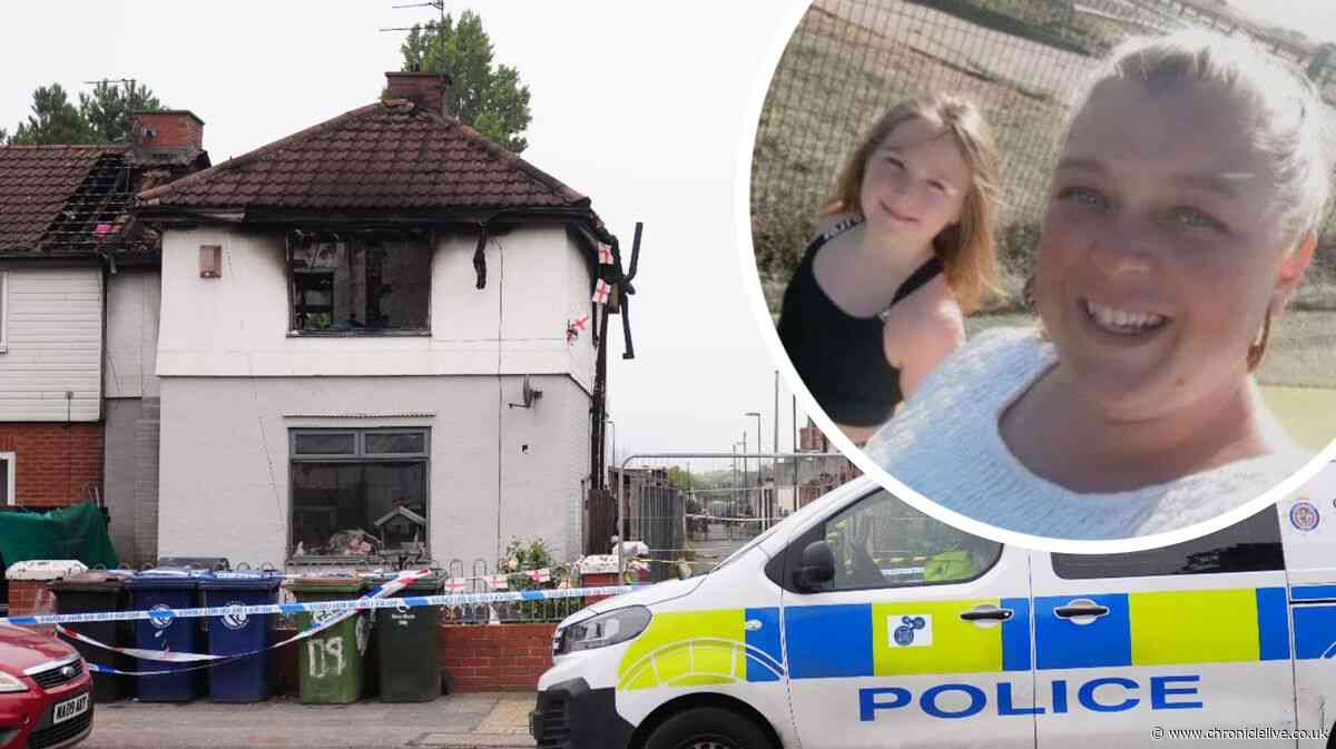Man accused of murdering girl, 7, and her aunt in house fire appears in court