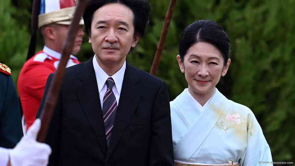 Kroonprinselijk paar Japan bij uitvaart koning Harald