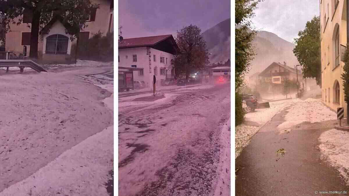 Schwere Unwetter in Südtirol – Superzelle mit Fünf-Zentimeter-Hagel zieht übers Land