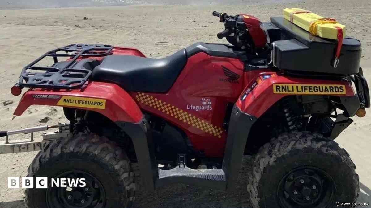 Two teenagers arrested over RNLI quad bike theft