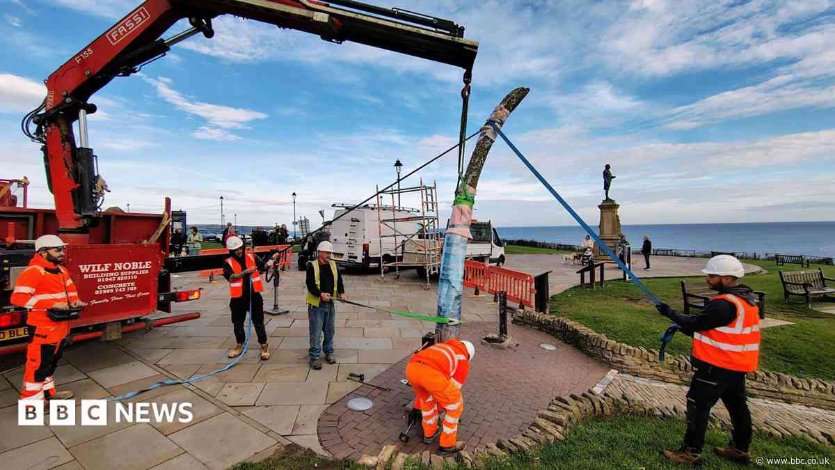 Whale Bone Arch removed ahead of replacement