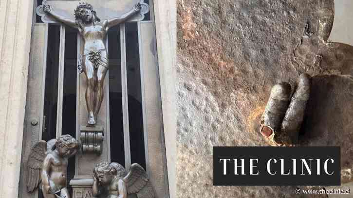 Solo dejaron dos dedos: el robo de un Cristo de bronce de 50 kilos desde un mausoleo del Cementerio Católico que revela la falta de protección al patrimonio