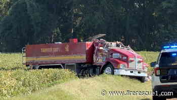Tenn. firefighters injured in tanker rollover during response