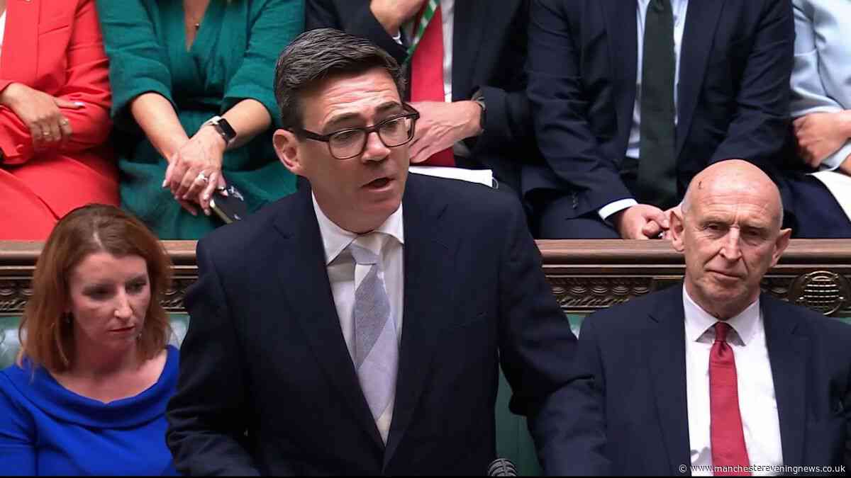 Andy Burnham pays tribute to Heaton Park Synagogue attack victims in first Parliamentary address