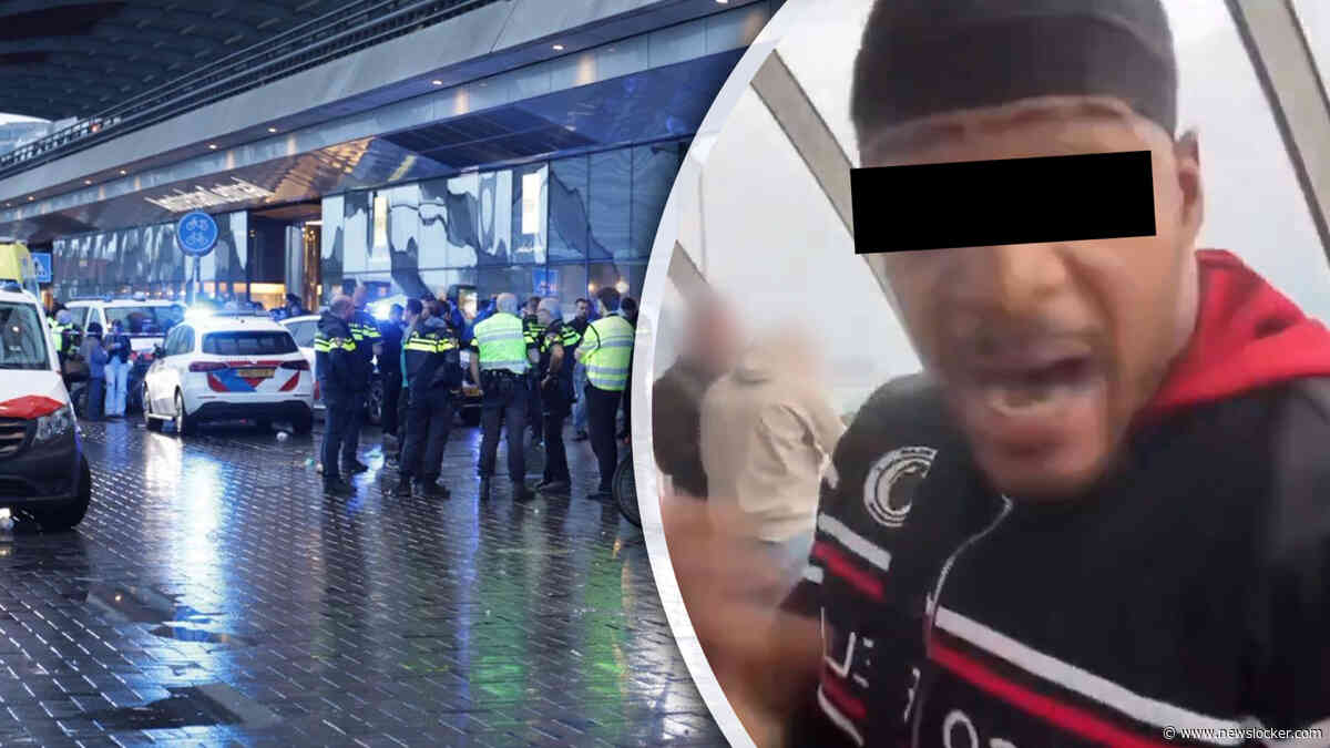TikTokker opgepakt voor grote steekpartij bij Amsterdam CS: verdacht van drie keer poging doodslag