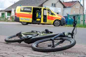 Altmittweida: Fußgänger bei Unfall mit E-Bike schwer verletzt