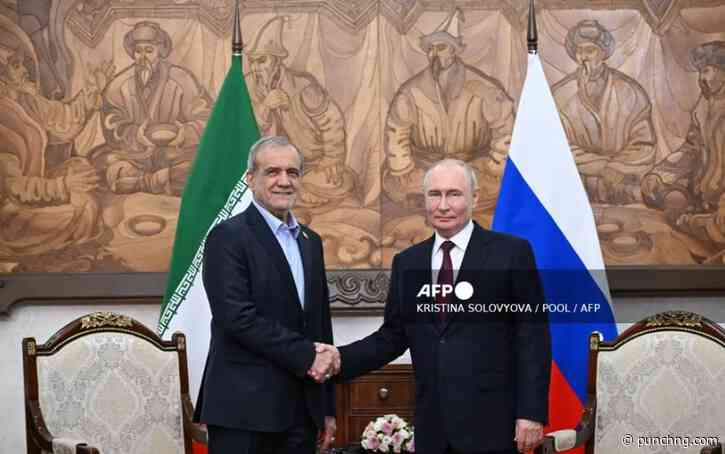 Iran president thanks Putin for Russia’s stance in war with US