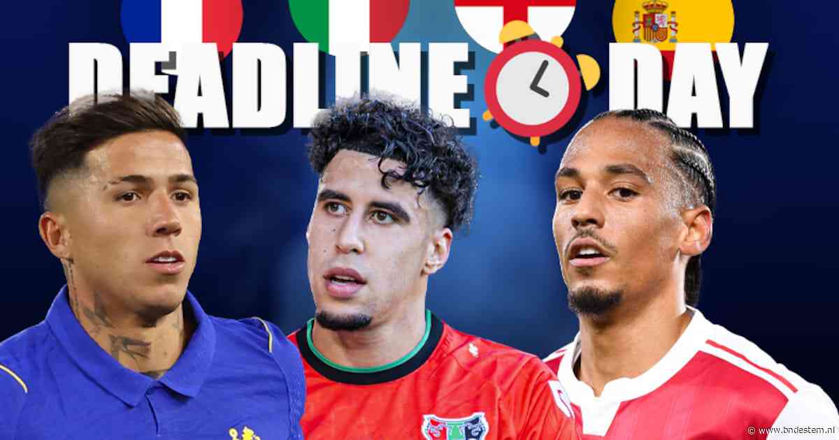 LIVE Deadline Day | Elliott op huurbasis naar Valencia, Utrecht huurt voormalig Ajax-verdediger, Enzo Fernández naar City