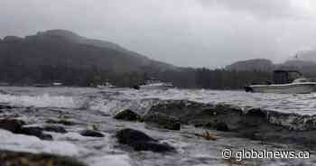 B.C. coast, parts of Vancouver Island set to see heavy rains, strong winds