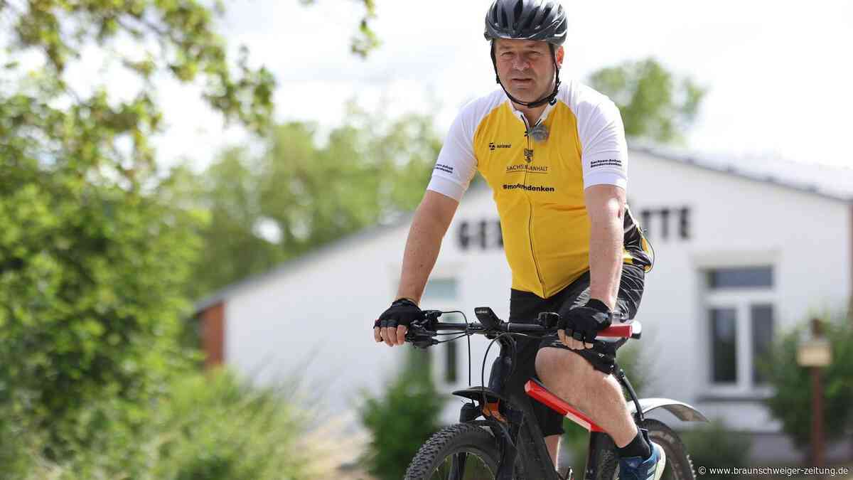 Sven Schulze in Sachsen-Anhalt: Ein Mann strampelt sich ab