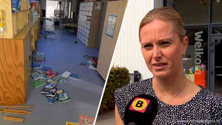 Ingebroken en spullen vernield, maar basisschool kan woensdag weer open