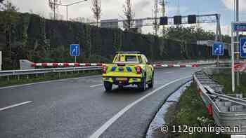 Auto met pech, N7 oprit tijdelijk afgesloten(update)