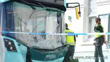 Three injured after bus crashes into 12 vehicles at Portslade train station car park