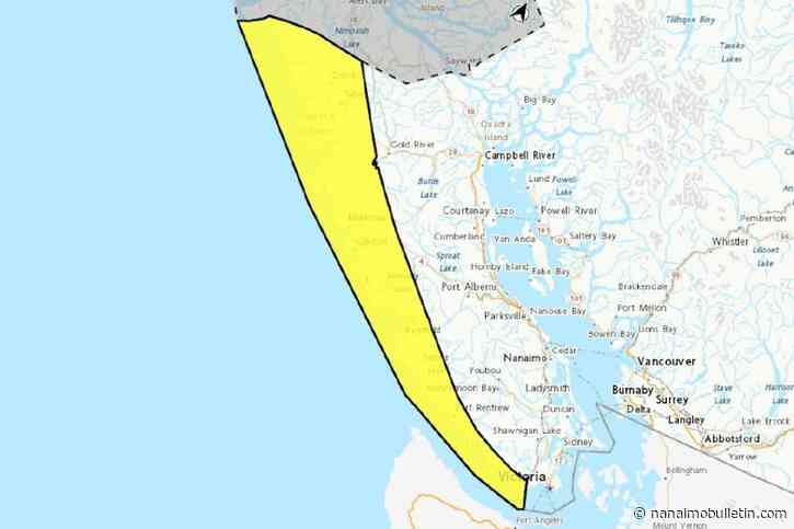 Environment Canada warns of incoming heavy rain for West Vancouver Island