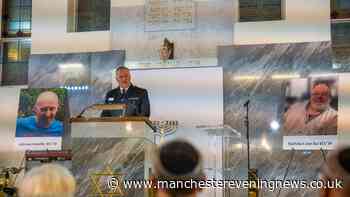 'I understand why Jewish people feel very frightened', GMP chief says at memorial for synagogue terror attack victims