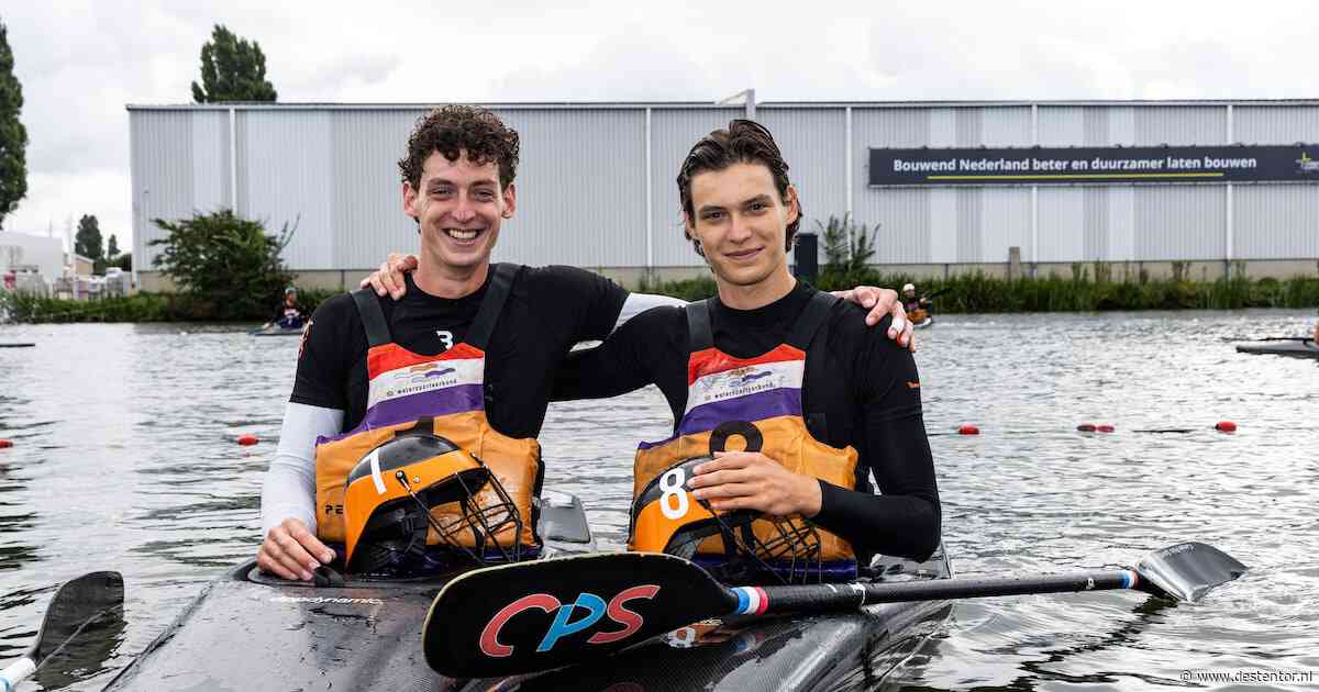 Deventer broers Twan en Cas doen gooi naar wereldtitel kanopolo: hoe de een de ander aan zijn WK-debuut hielp