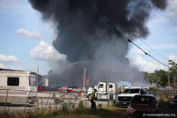 Massive fire causes evacuation of Laurel’s Howard Industries