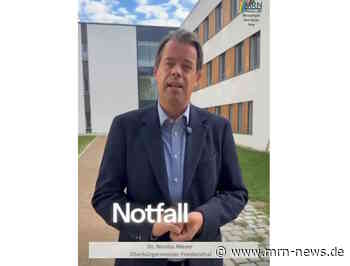 Frankenthal – Zukunft der Stadtklinik: OB Nicolas Meyer kämpft für wohnortnahe Notfallversorgung – VIDEO-Interview