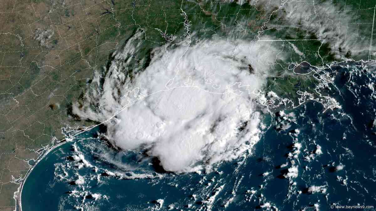 Tropical Storm Edouard makes landfall in Louisiana