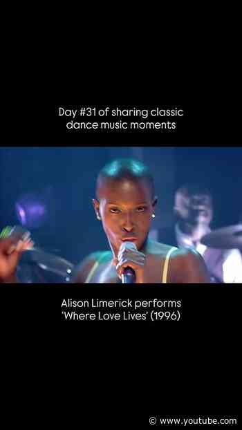 Alison Limerick performs 'Where Love Lives', 1996 🔥 #totp #nostalgia
