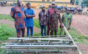 Police arrest six in Osun for vandalising, stealing power cables