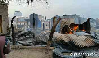 Fire guts shops in Yobe